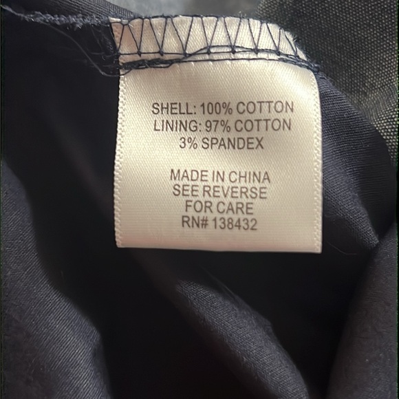 Modcloth Navy Blue Chambray Polka Dot Pleated Flare 50's Skirt EUC Sz S - Picture 6 of 11